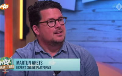 Martijn Arets te gast bij NOS Journaal en MAX Vakantieman