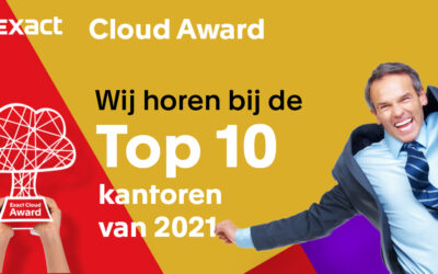 Stem op A-kantoor om Exact Cloud Award te winnen