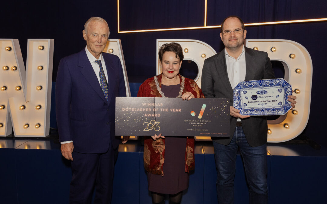 Blue Current winnaar Dotslasher of the Year award
