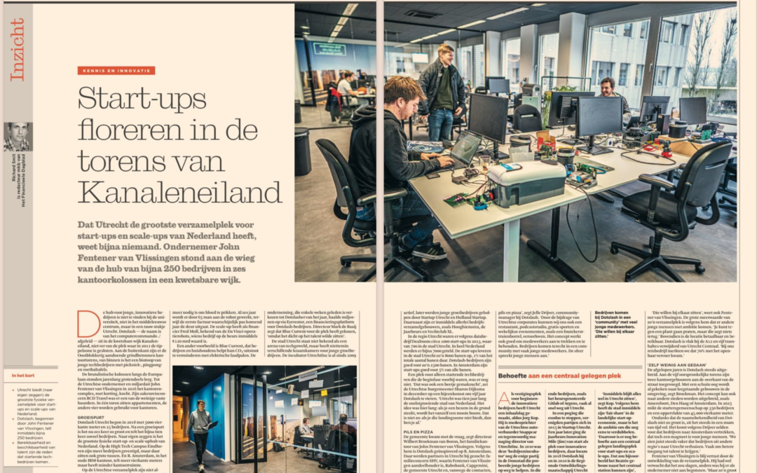 Dotslash in Het Financieele Dagblad